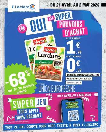 Catalogue E.Leclerc - 21/04/2026 - 02/05/2026.