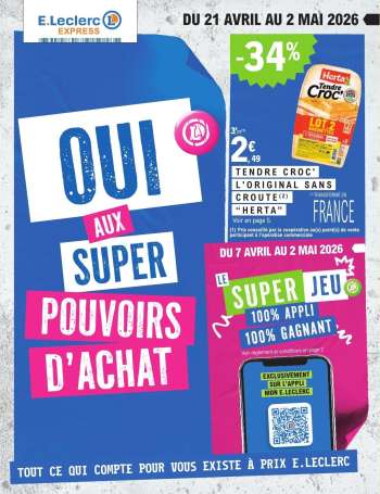 Catalogue E.Leclerc - 21/04/2026 - 02/05/2026.