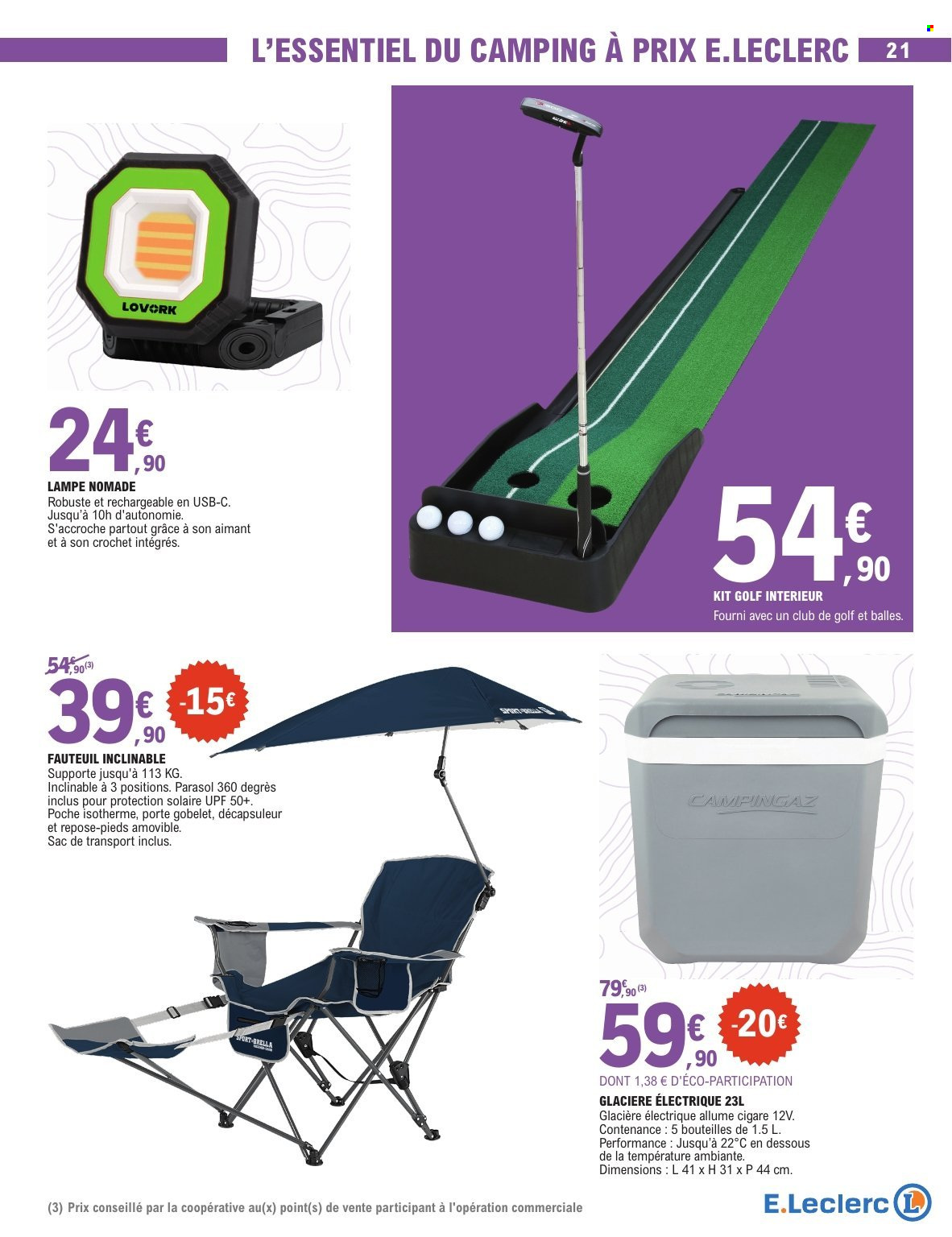 Catalogue E.Leclerc - 21/04/2026 - 09/05/2026. Page 21