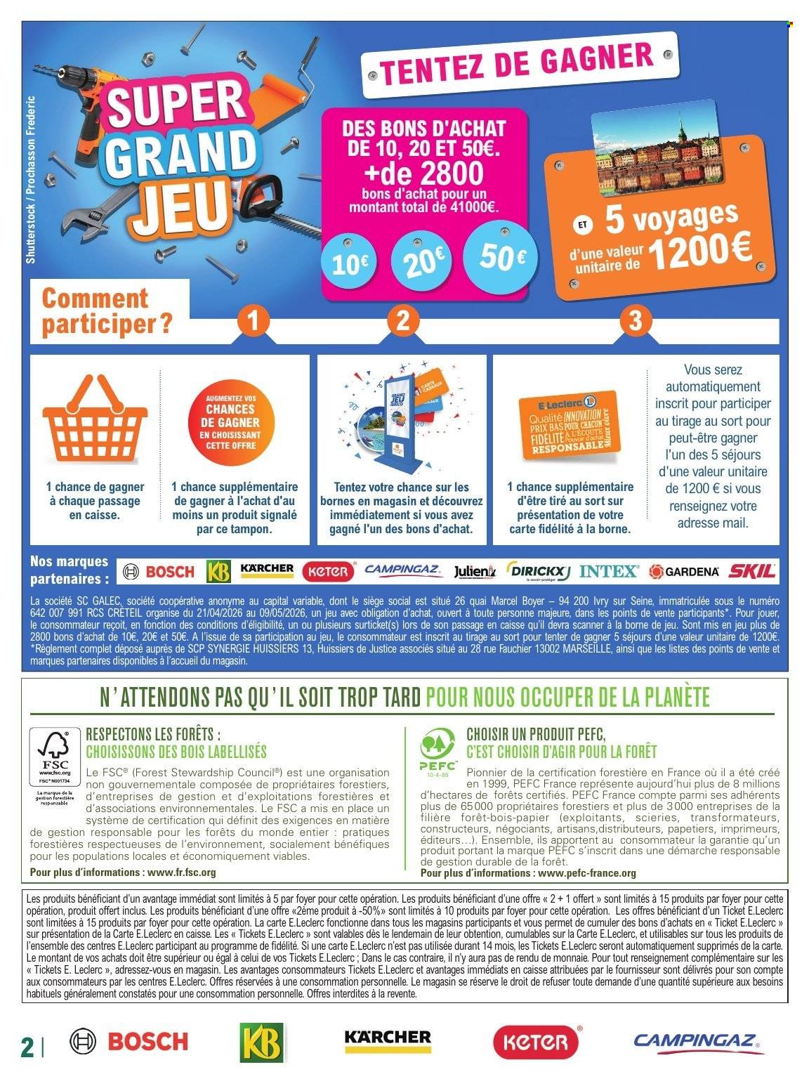 Catalogue E.Leclerc - 21/04/2026 - 09/05/2026. Page 2