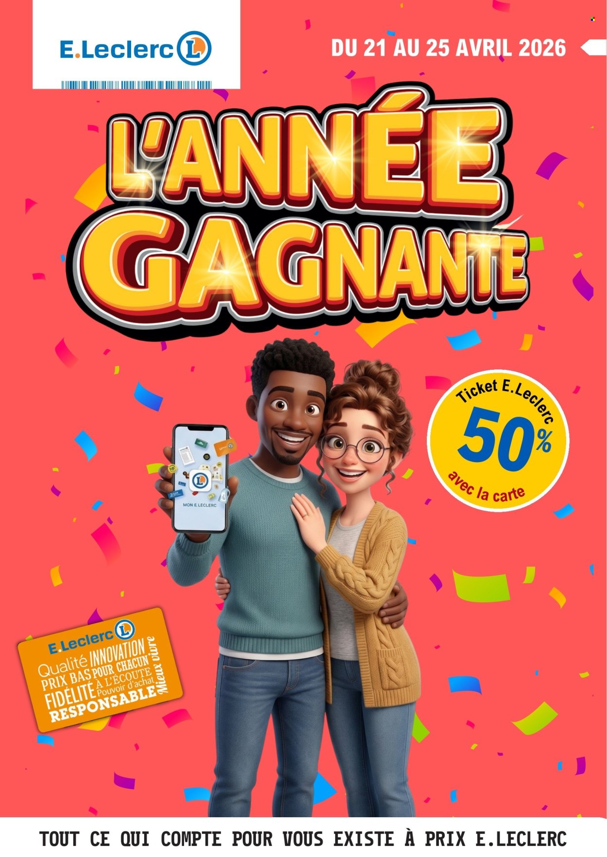 Catalogue E.Leclerc - 21/04/2026 - 25/04/2026. Page 1