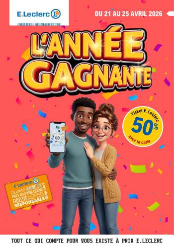 Catalogue E.Leclerc - 21/04/2026 - 25/04/2026.