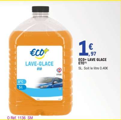 ECO+ LAVE GLACE ÉTÉ