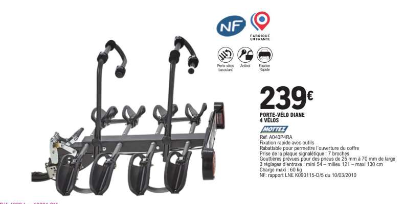 PORTE-VÉLO DIANE