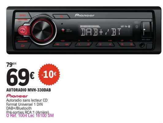 AUTORADIO MVH-330DAB