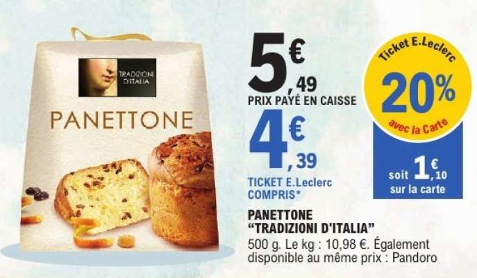 PANETTONE “TRADIZIONI D'ITALIA”