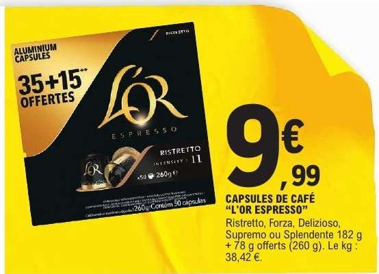 Capsules de café L'OR Espresso