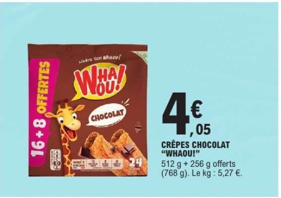 CRÊPES CHOCOLAT WHAOU!