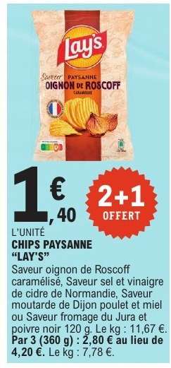 Chips Paysanne 'Lay's'