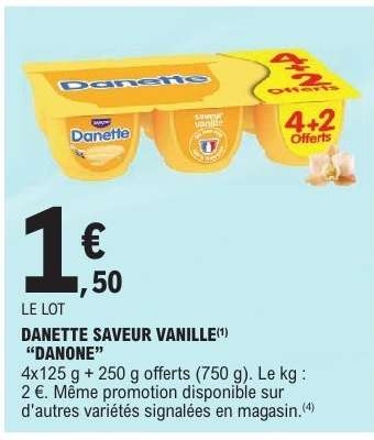 Danette Saveur Vanille