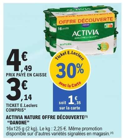 ACTIVIA NATURE OFFRE DÉCOUVERTE