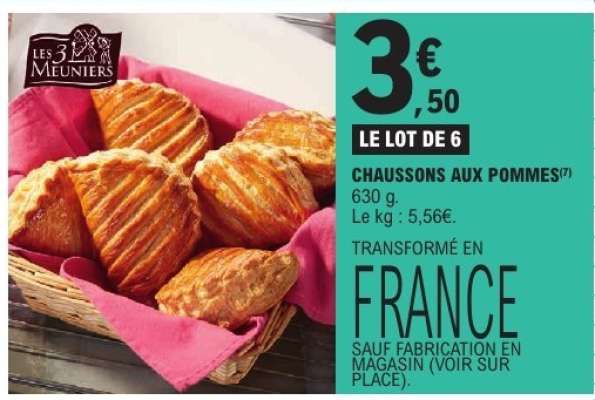 CHAUSSONS AUX POMMES