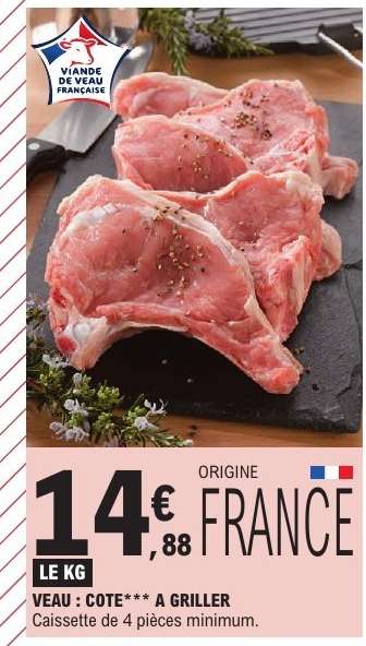VEAU : COTE A GRILLER