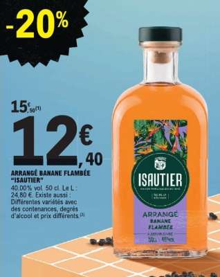 Arrangé Banane Flambée "Isautier"