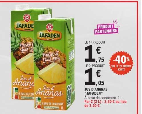 Jus d'Ananas "Jafaden"