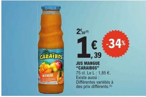 JUS MANGUE "CARAÏBOS"