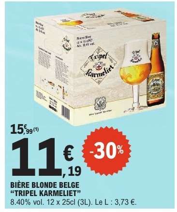BIÈRE BLONDE BELGE 'TRIPEL KARMELIET'