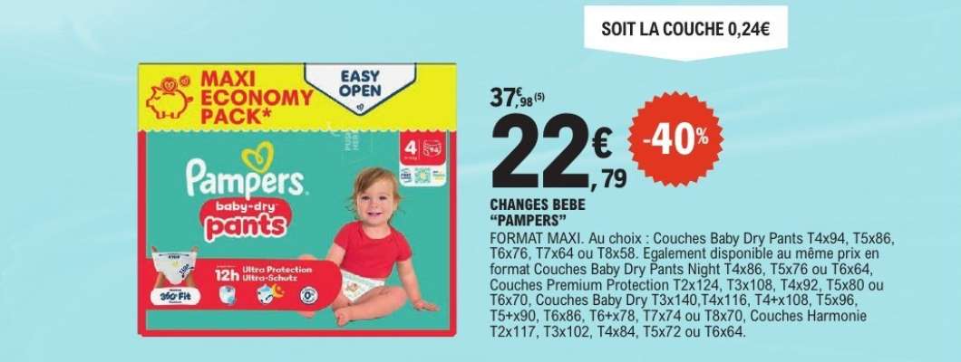 CHANGES BEBE “PAMPERS”