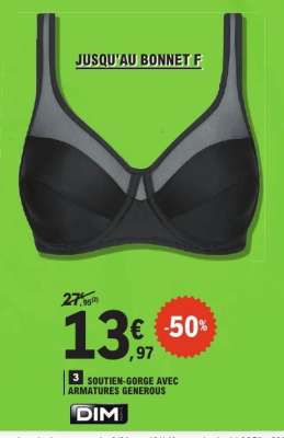 SOUTIEN-GORGE AVEC ARMATURES GENEROUS