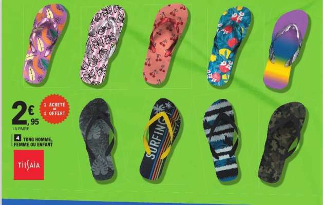 Tongs Homme, Femme ou Enfant