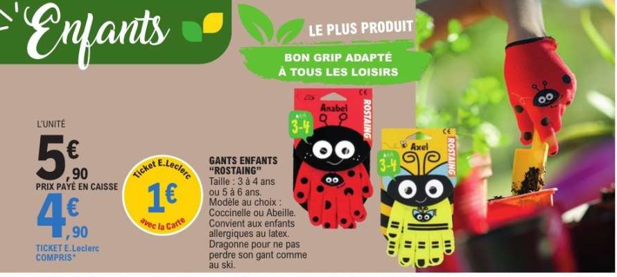 GANTS ENFANTS "ROSTAGNI"