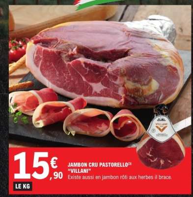 JAMBON CRU PASTORELLO "VILLANI"