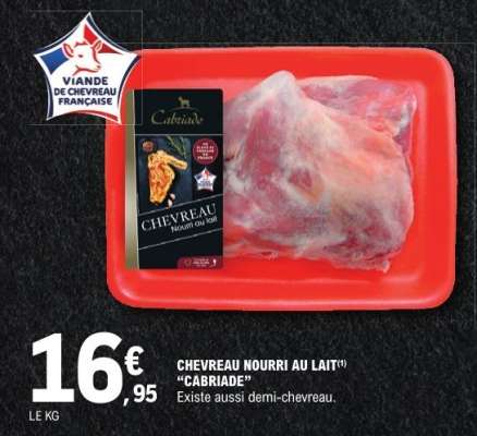 CHEVREAU NOURRI AU LAIT 'CABRIADE'