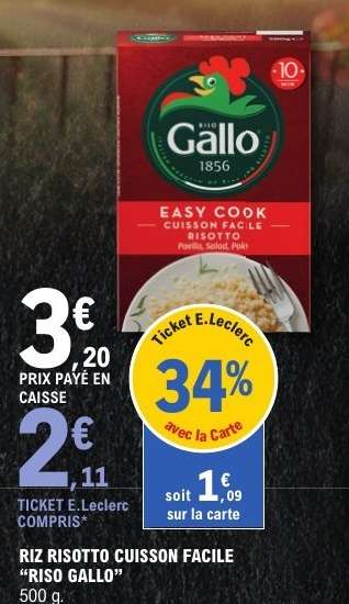 RIZ RISOTTO CUISSON FACILE “RISO GALLO”