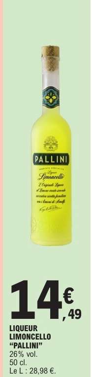 LIQUEUR LIMONCELLO "PALLINI"