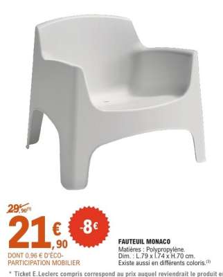 FAUTEUIL MONACO