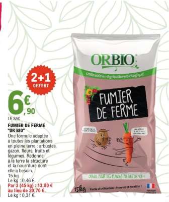 FUMIER DE FERME "OR BIO"