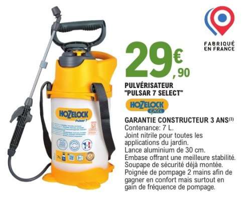 PULVÉRISATEUR "PULSAR 7 SELECT"