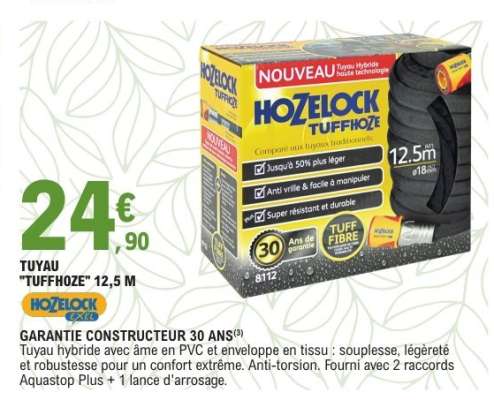 TUYAU "TUFFHOZE" 12,5 M