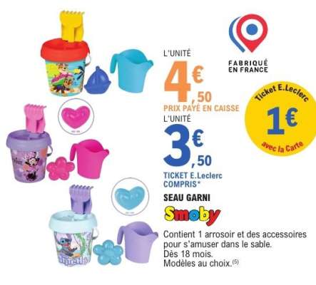 Seau Garni Smoby