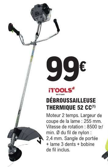 Débroussailleuse thermique 52 cc
