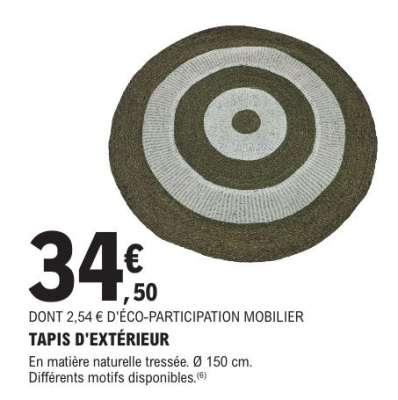 TAPIS D’EXTERIEUR