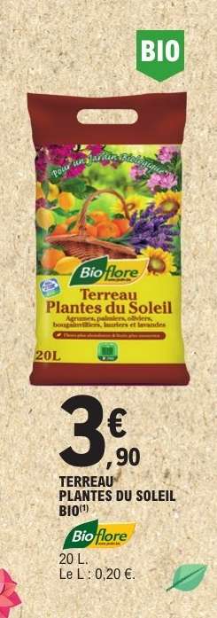 TERREAU PLANTES DU SOLEIL BIO