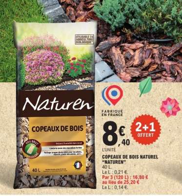 COPEAUX DE BOIS NATUREL “NATUREN”