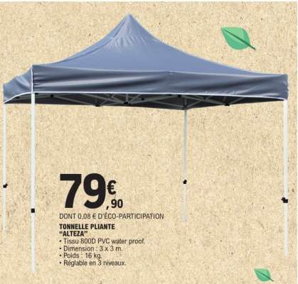 TONNELLE PLIANTE "ALTEZA"