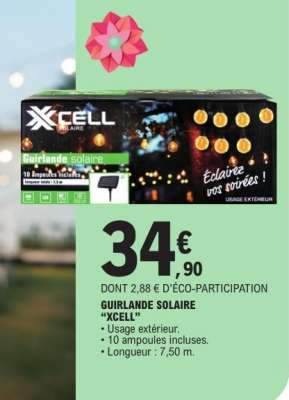 Guirlande Solaire “XCELL”