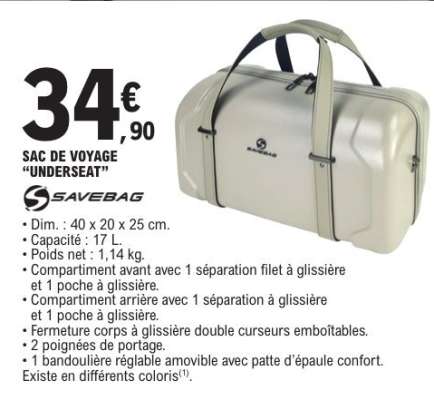 SAC DE VOYAGE "UNDERSEAT"
