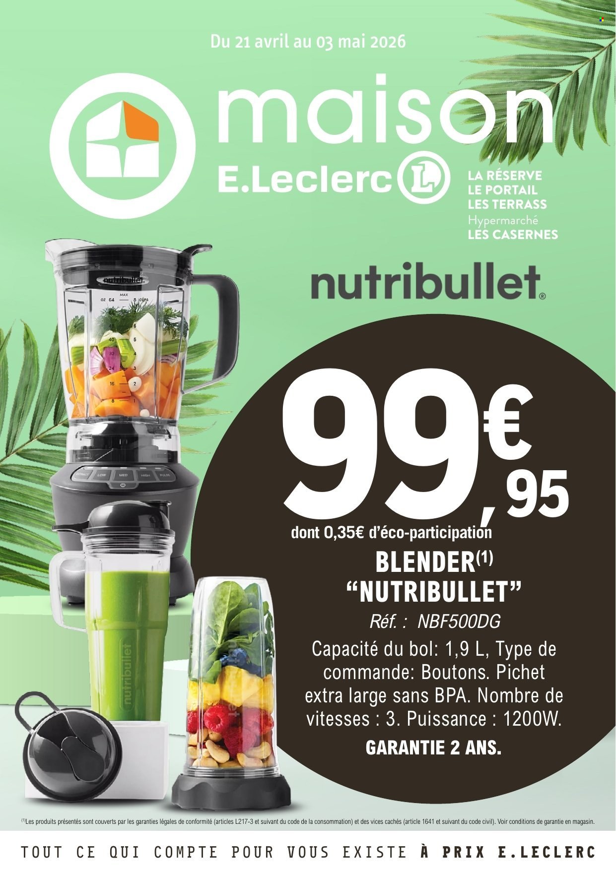 Catalogue E.Leclerc - 21/04/2026 - 03/05/2026. Page 1