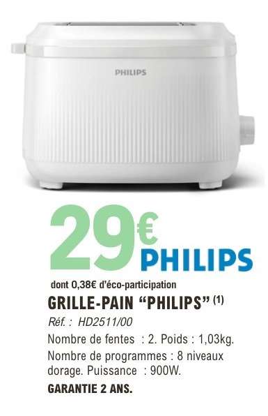 GRILLE PAIN PHILIPS