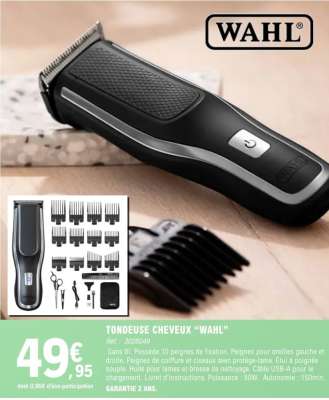 TONDEUSE CHEVEUX “WAHL”