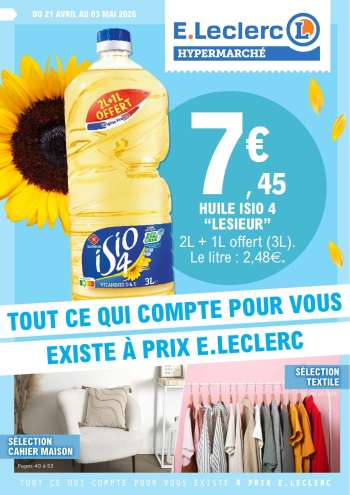 Catalogue E.Leclerc - 21/04/2026 - 03/05/2026.