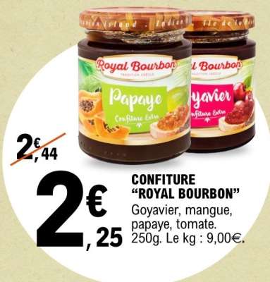 CONFITURE “ROYAL BOURBON”
