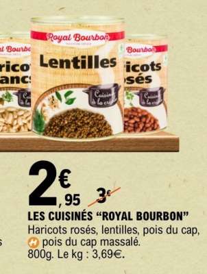 LES CUISINÉS “ROYAL BOURBON”
