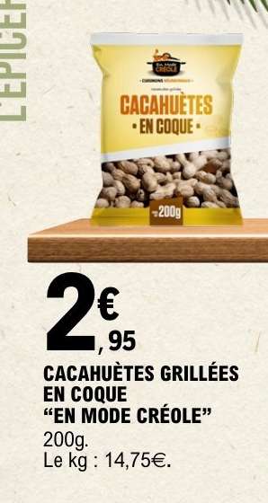 Cacahuètes grillées en coque “En Mode Créole”