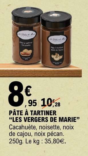 PÂTE À TARTINER “LES VERGERS DE MARIE”