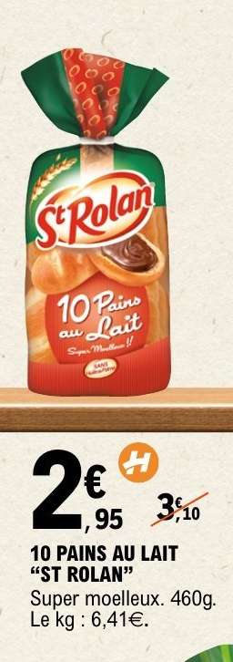 10 PAINS AU LAIT “ST ROLAN”